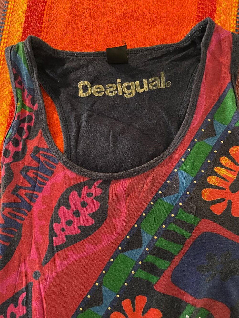 Desigual Slouchy Tank Top - Picture 4 of 4